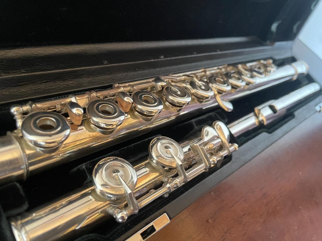 ～1/31 パール フルート 総銀製 マエスタ インライン Ｅメカ付き！