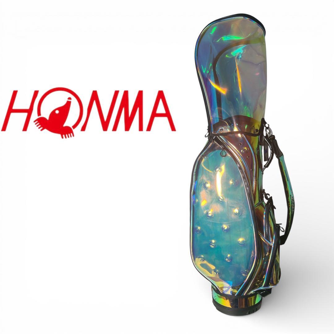 HONMA 本間ゴルフ スケルトン クリア　キャディバッグ ゴルフバッグ
