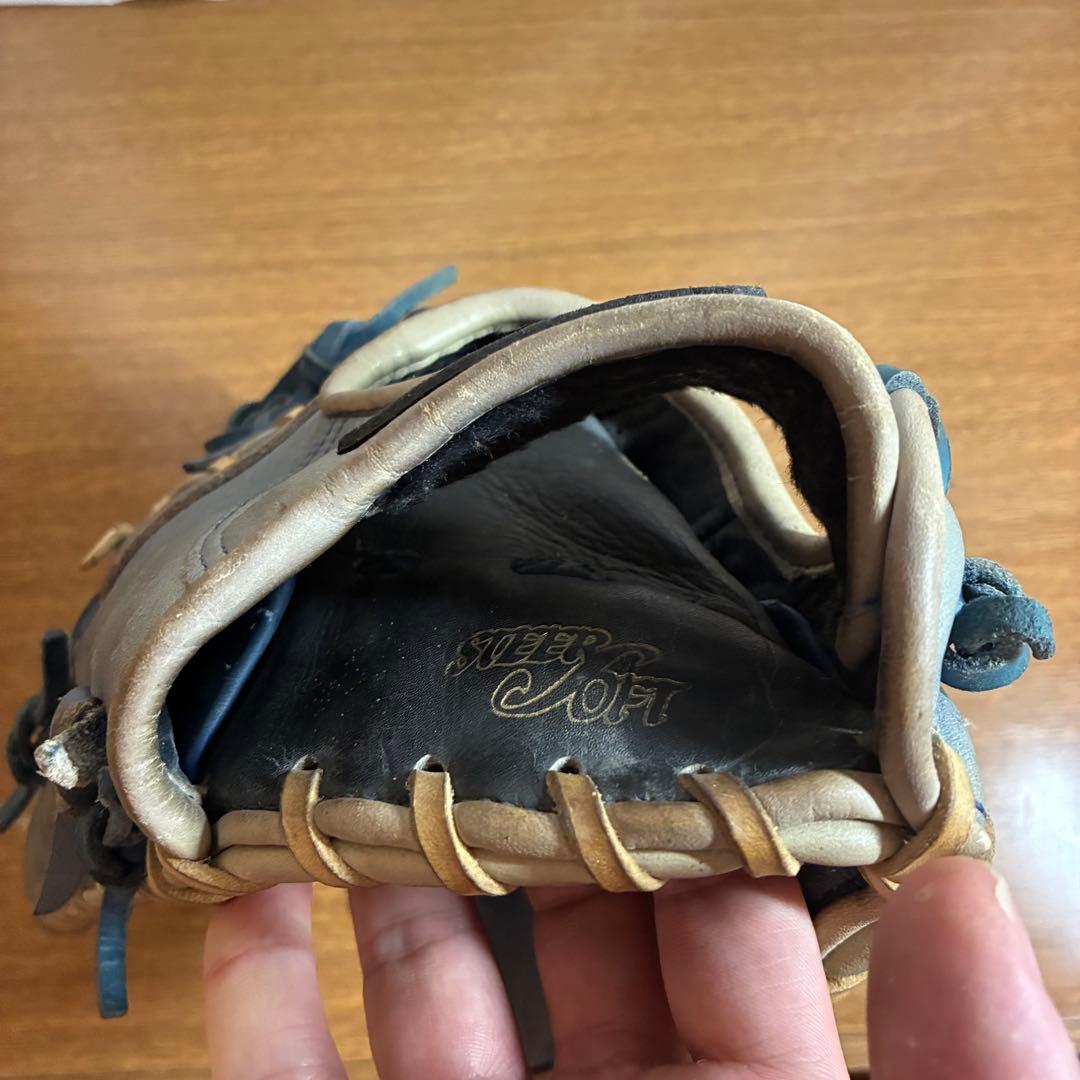 ミズノ ビューリーグ 一般軟式 ファーストミット 左投げ 日本製 良品 Mマーク