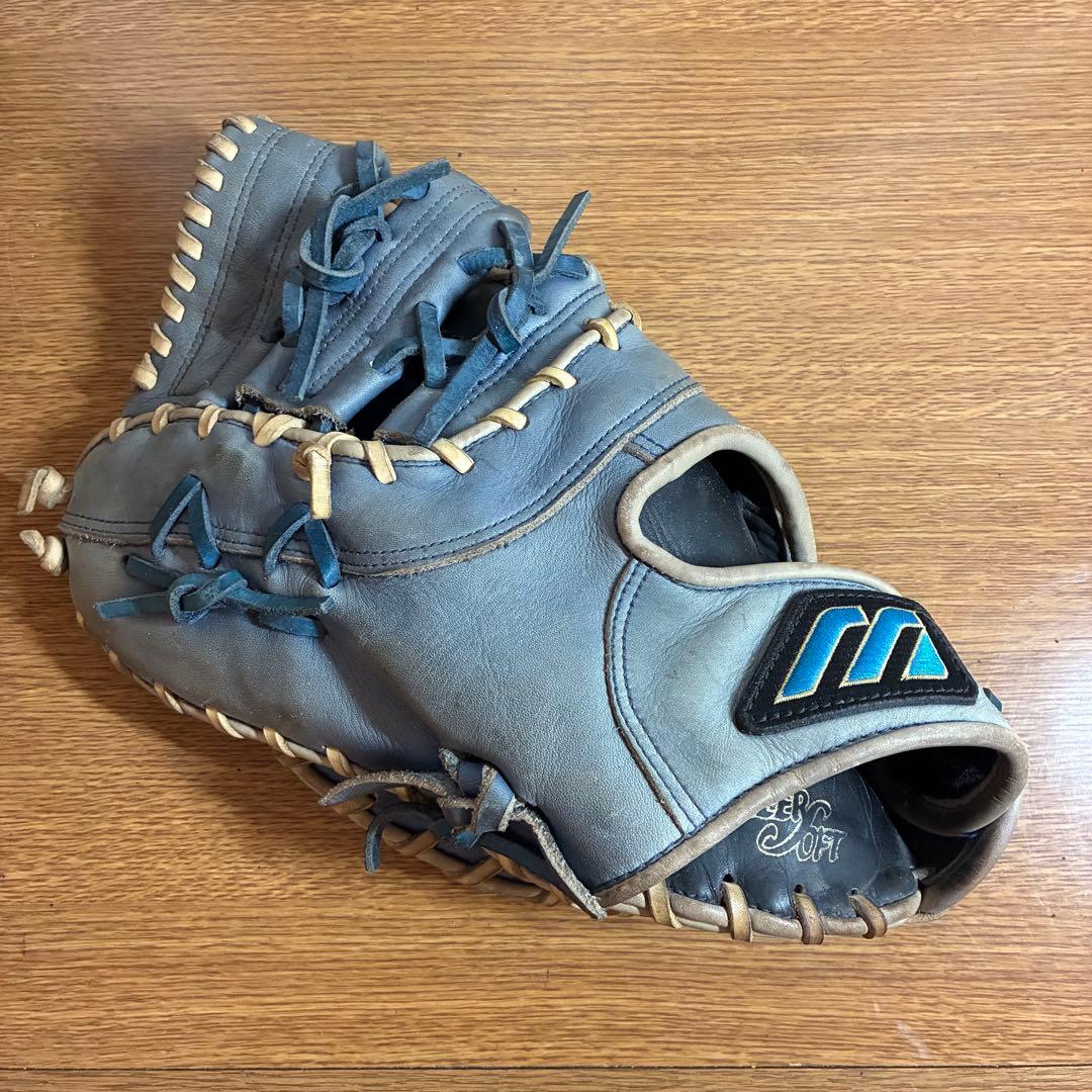 ミズノ ビューリーグ 一般軟式 ファーストミット 左投げ 日本製 良品 Mマーク