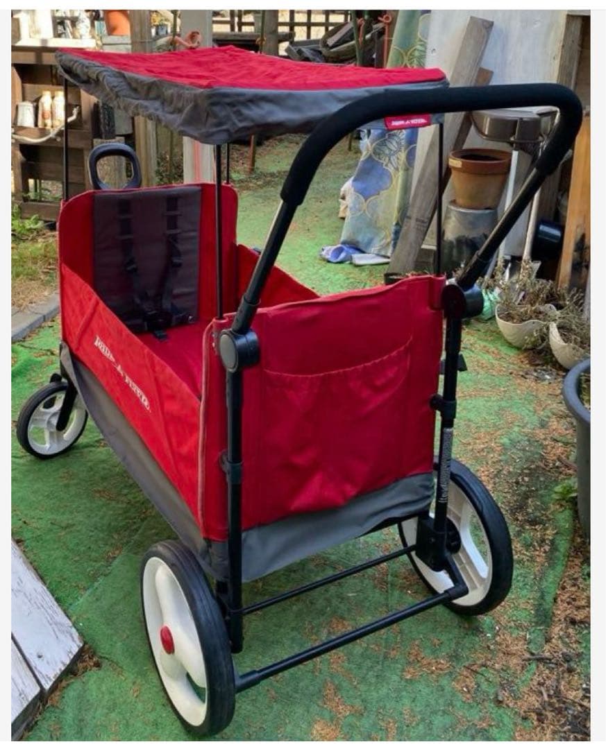 Radio Flyer ラジオフライヤー ストローラー ワゴン　キャノピー付