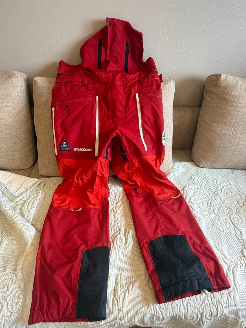 ROCKSTAR スノーボードウェア 赤上着+下着