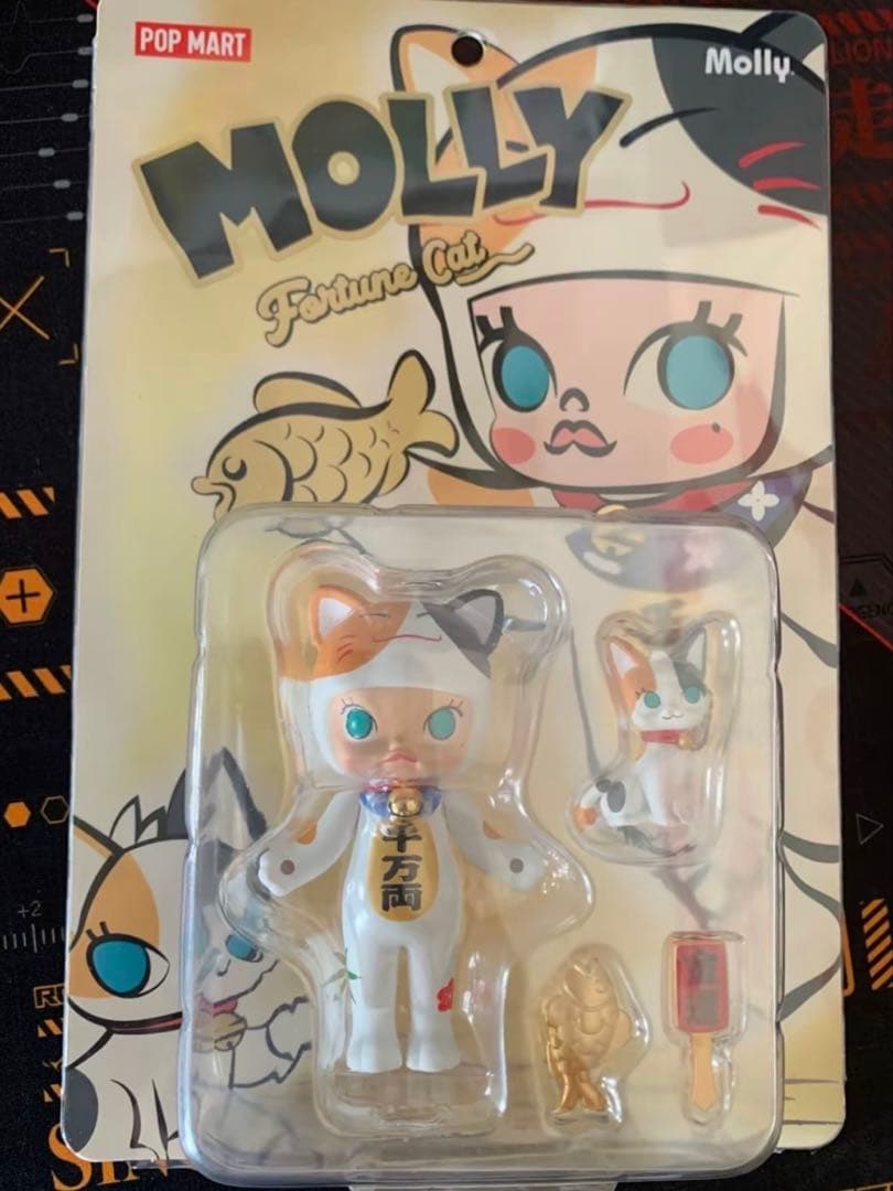 上海限定 POP MART MOLLY 招き猫 フィギュア