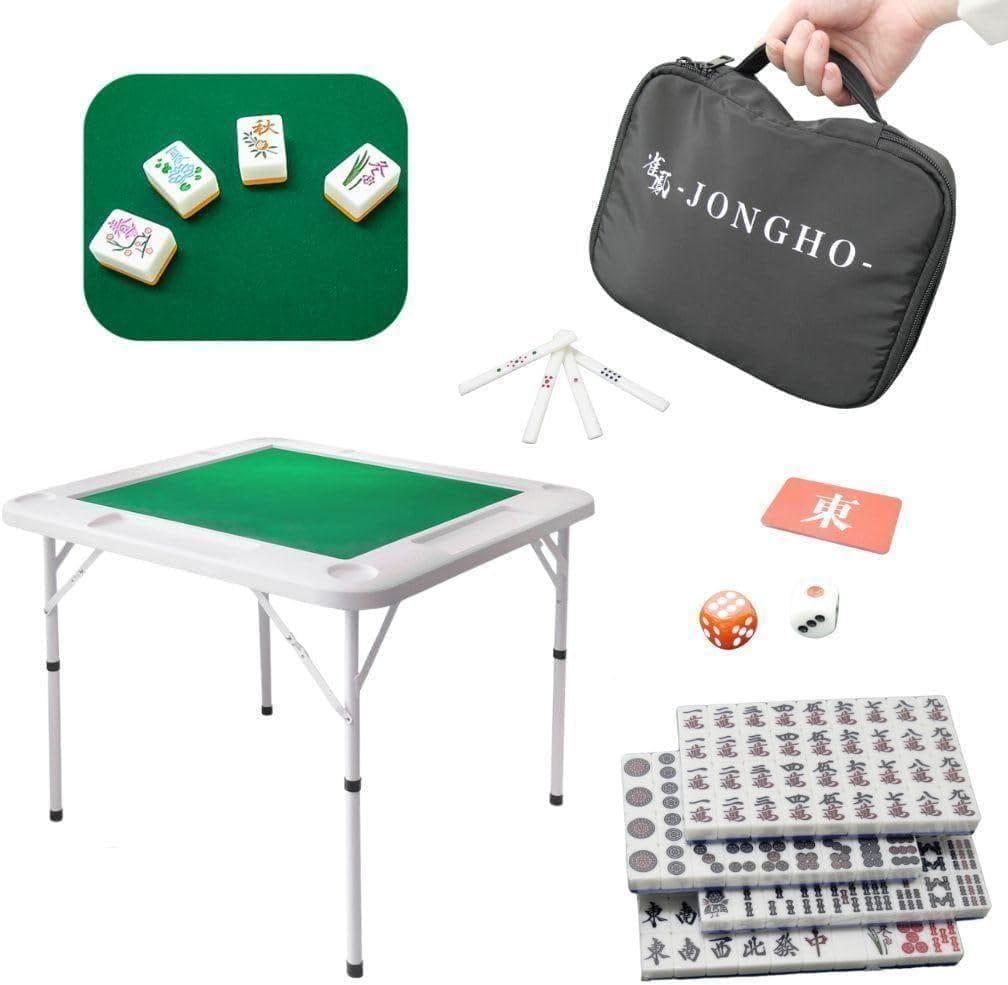 麻雀卓 麻雀牌 セット 折りたたみ 麻雀テーブル 手打ち 家庭用 黒 2769
