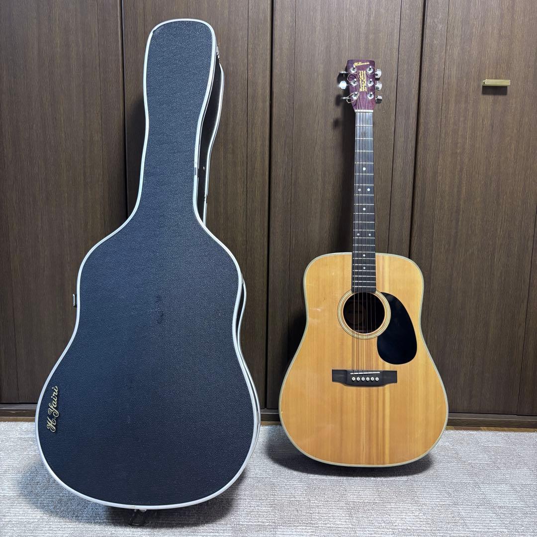 K.Seven アコースティックギター（1978年製／日本製／ハードケース付き）