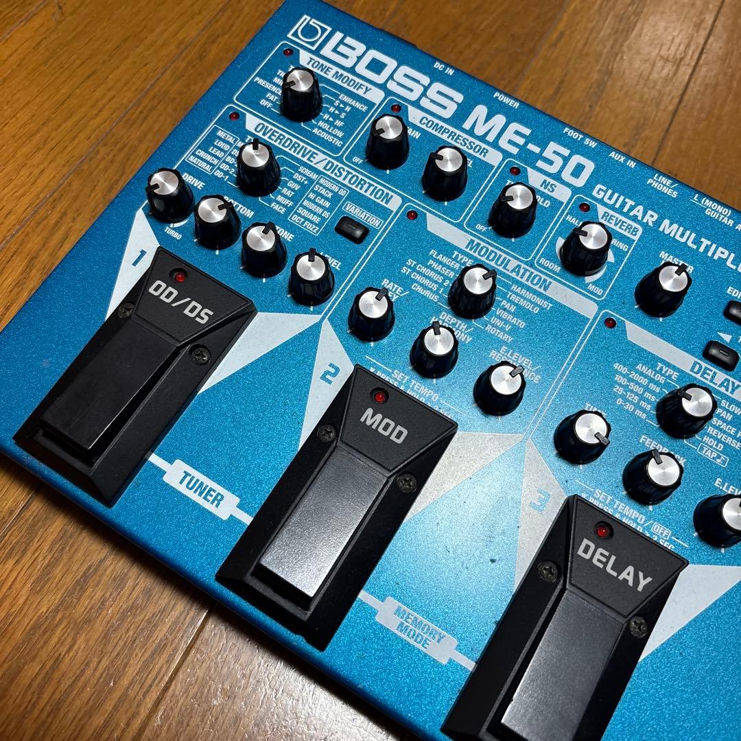 BOSS ME-50 ギター用マルチエフェクター 完動品 純正アダプター付属