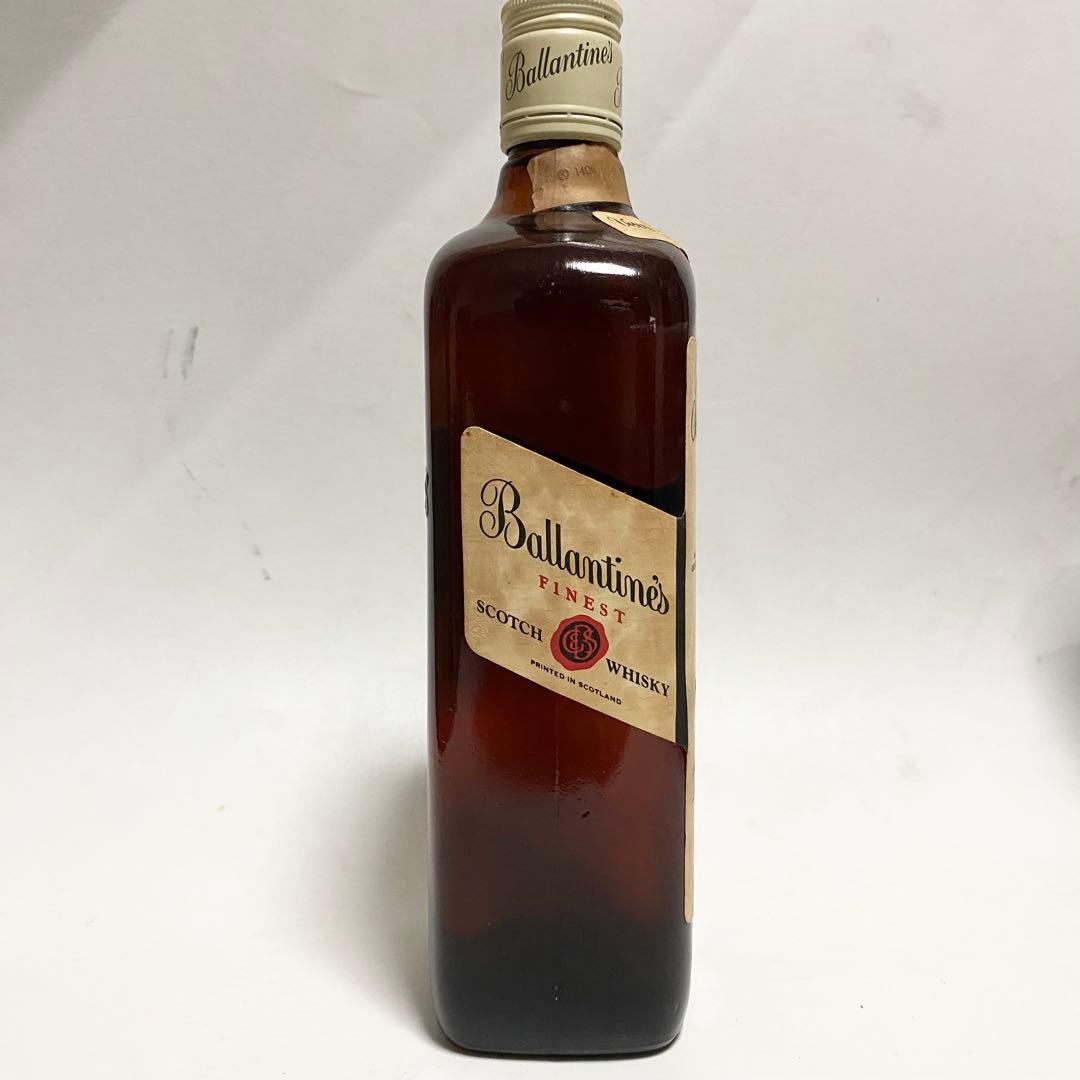 70年代 赤青紋章 バランタイン ファイネスト ウイスキー オールドボトル 特級