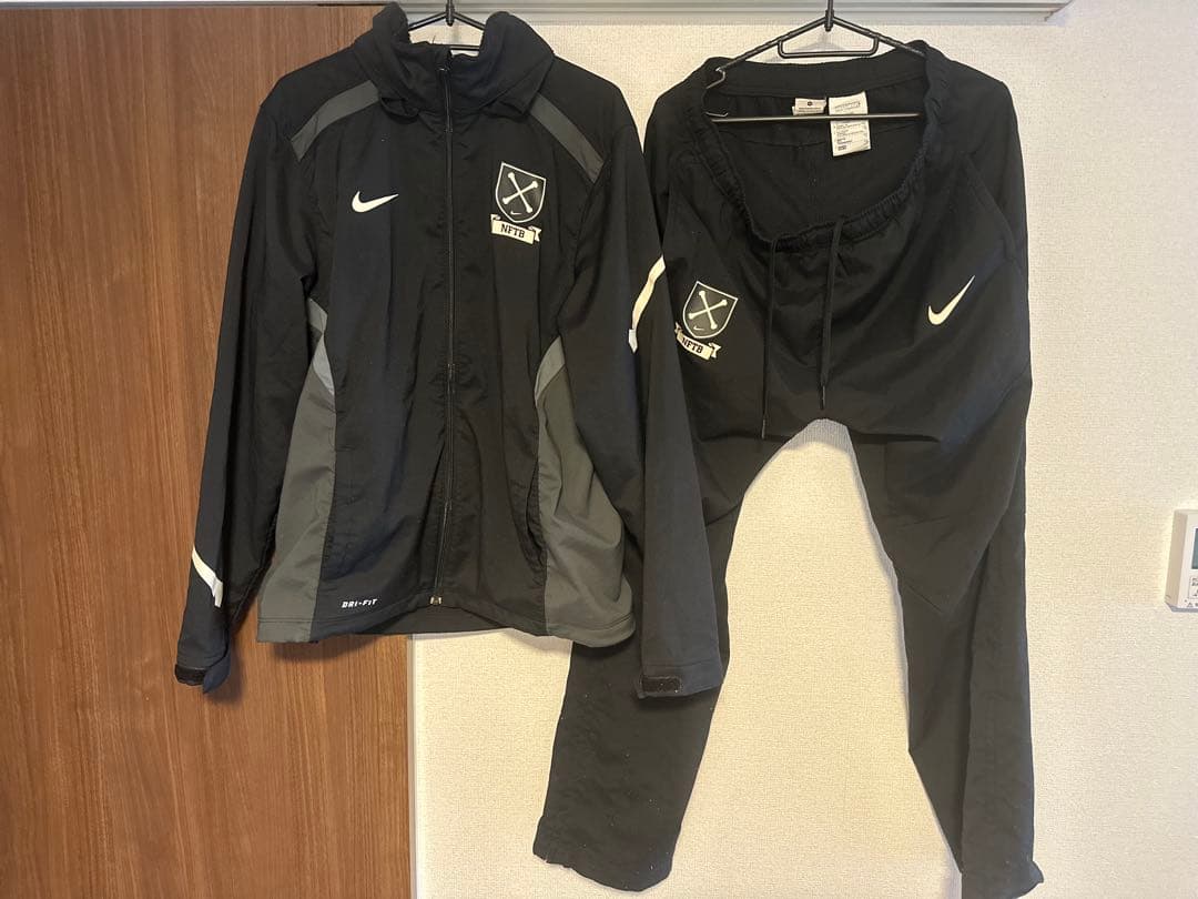 NIKE NFTB DRI-FIT WOVEN BLACK セットアップ