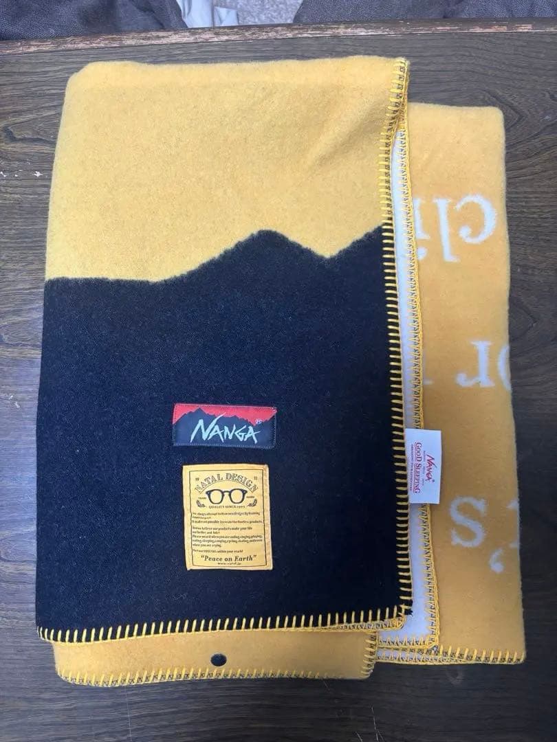 値下げ中　希少品　NANGA✖️NATAL DESIGN マウンテンブランケット