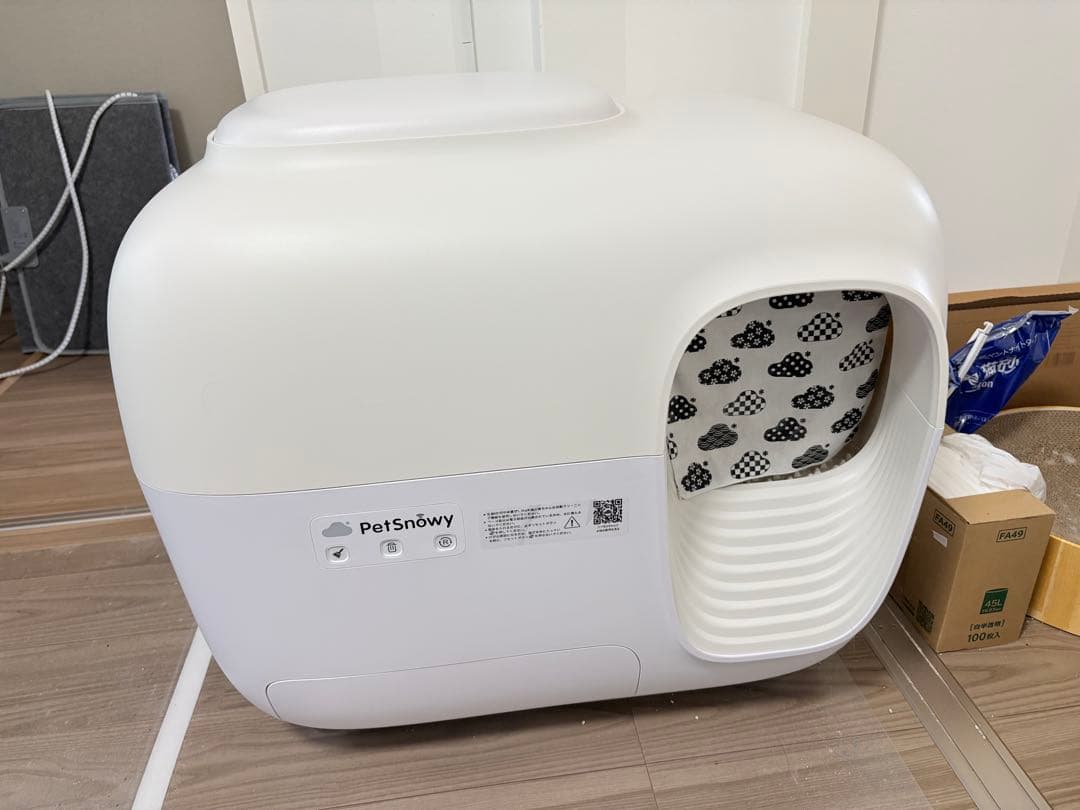Pety + ホワイト　全自動猫トイレ