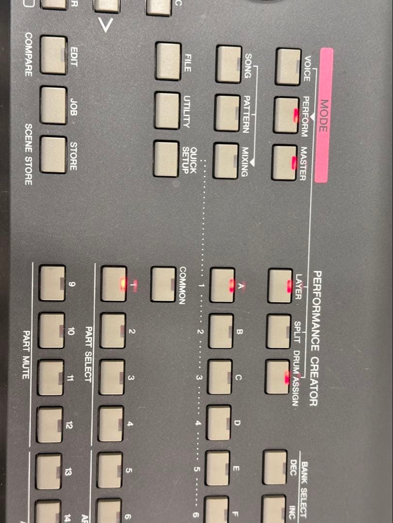 YAMAHA MOX6 シンセサイザー