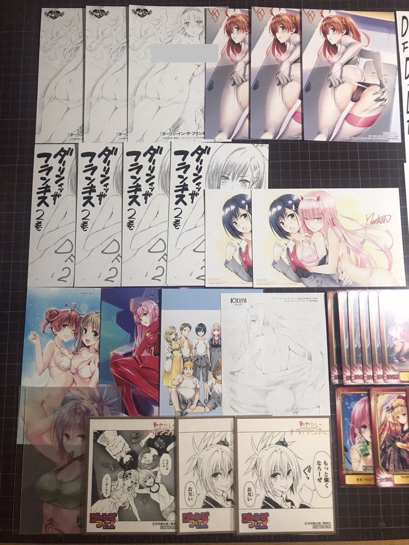 矢吹健太郎　カード　ポストカード　色紙など