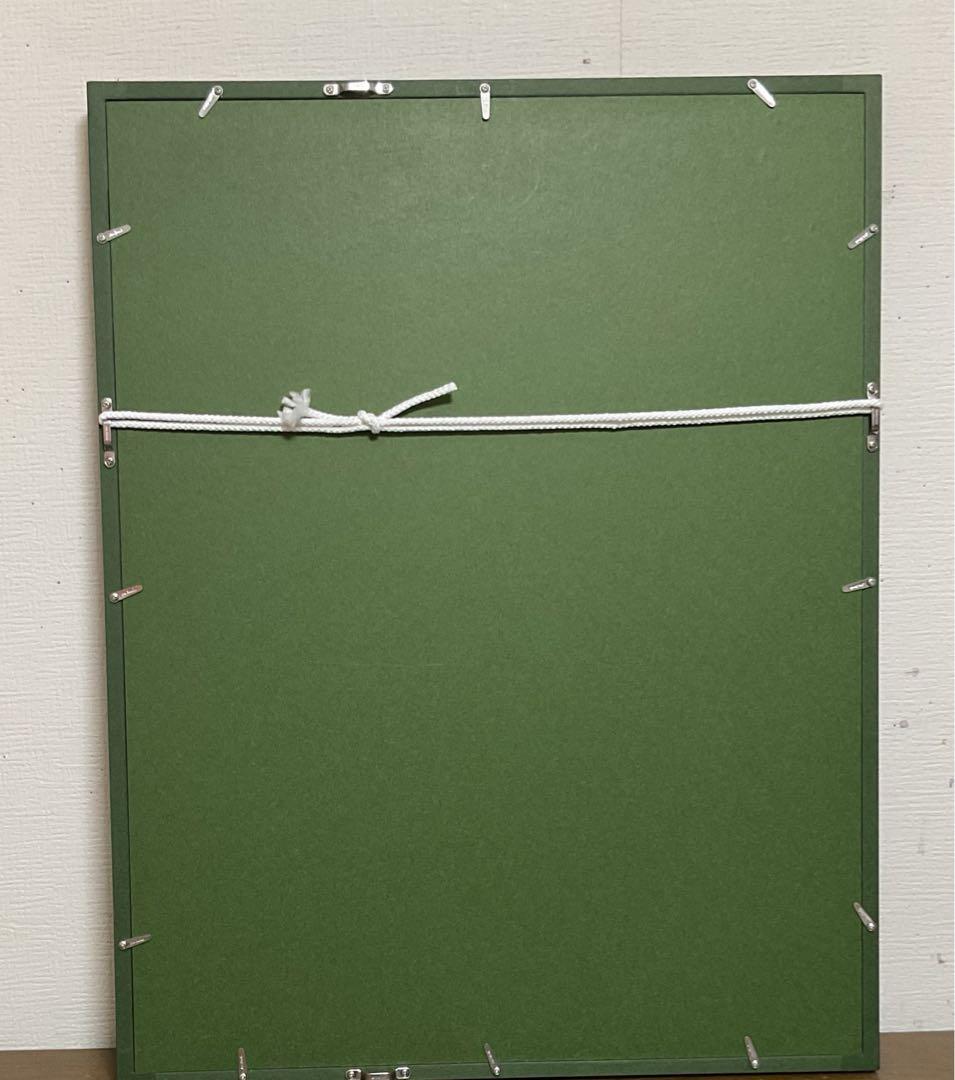 油彩画　「　ブーゲンビリアの街角　」　原画　額付