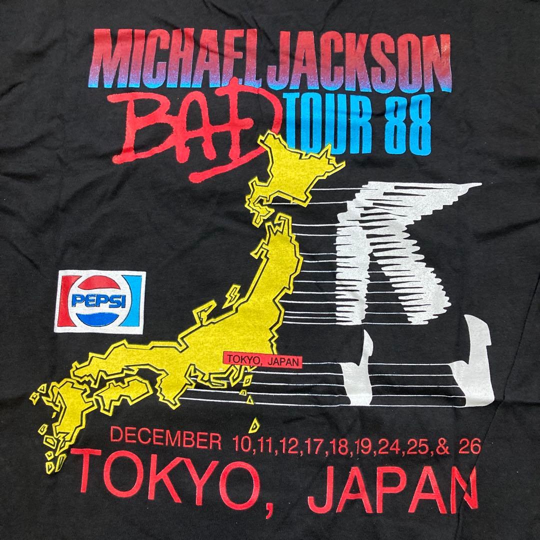 新品未使用　マイケルジャクソン　ジャパンツアーBAD88 Tシャツ