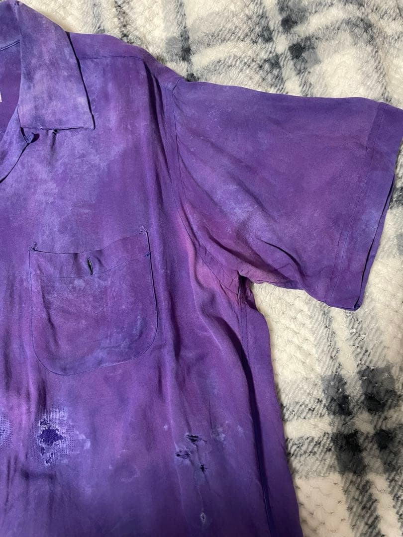 50s ヴィンテージレーヨンシャツ　16 1/2