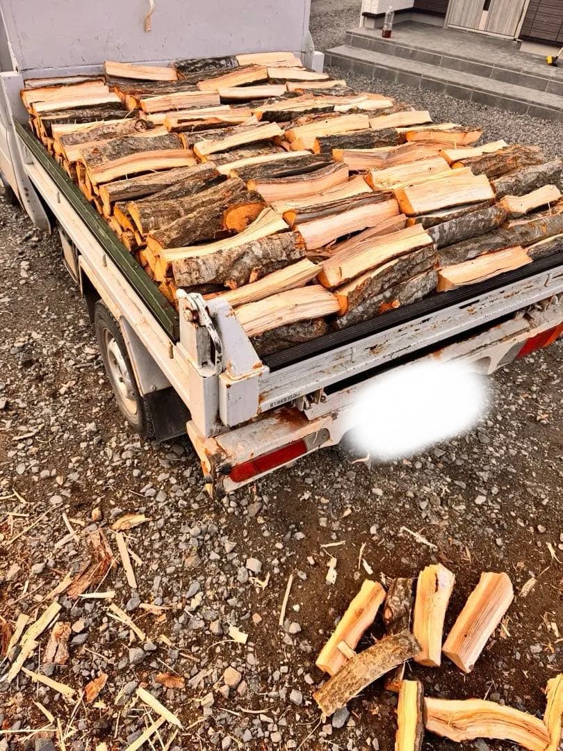 薪 岩手県久慈市付近限定　キャンプ 楢　ナラ 薪ストーブ 焚き火 広葉樹