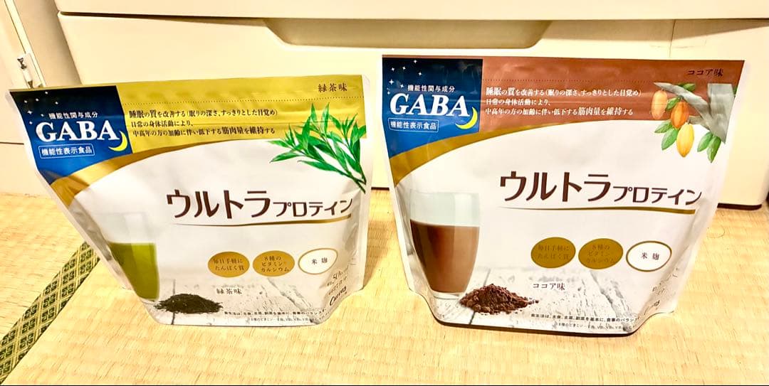 カーブス　ウルトラプロテイン 緑茶味・ココア味 500g