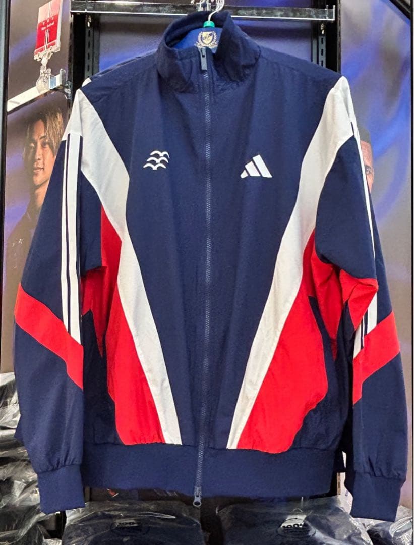 横浜Fマリノス　ルーズフィット メッシュウインドブレーカージャケット2XL