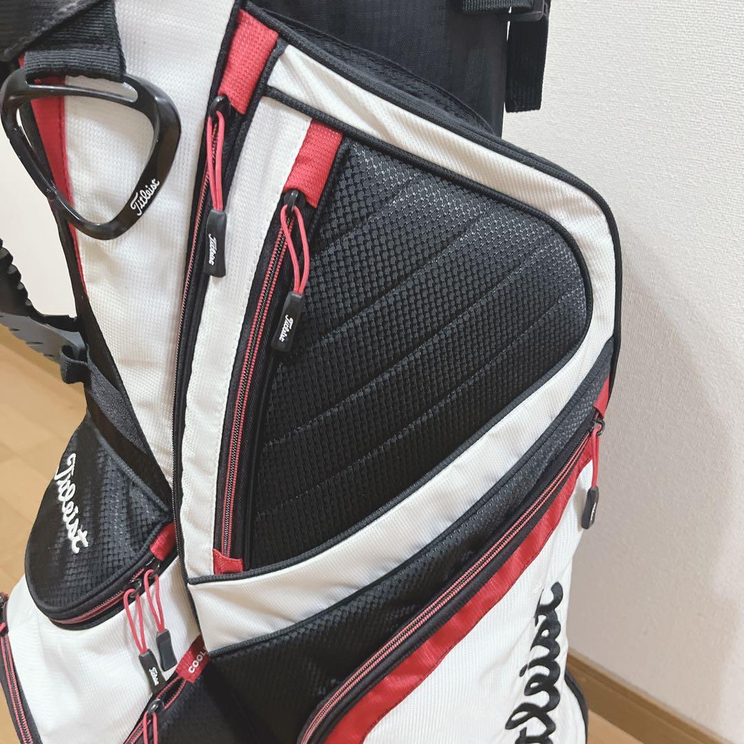 K257 美品！Titleist タイトリスト キャディバッグ フード無し
