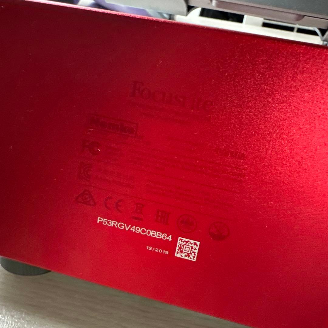 【forcusrite】Scarlett2i2 オーディオインターフェース