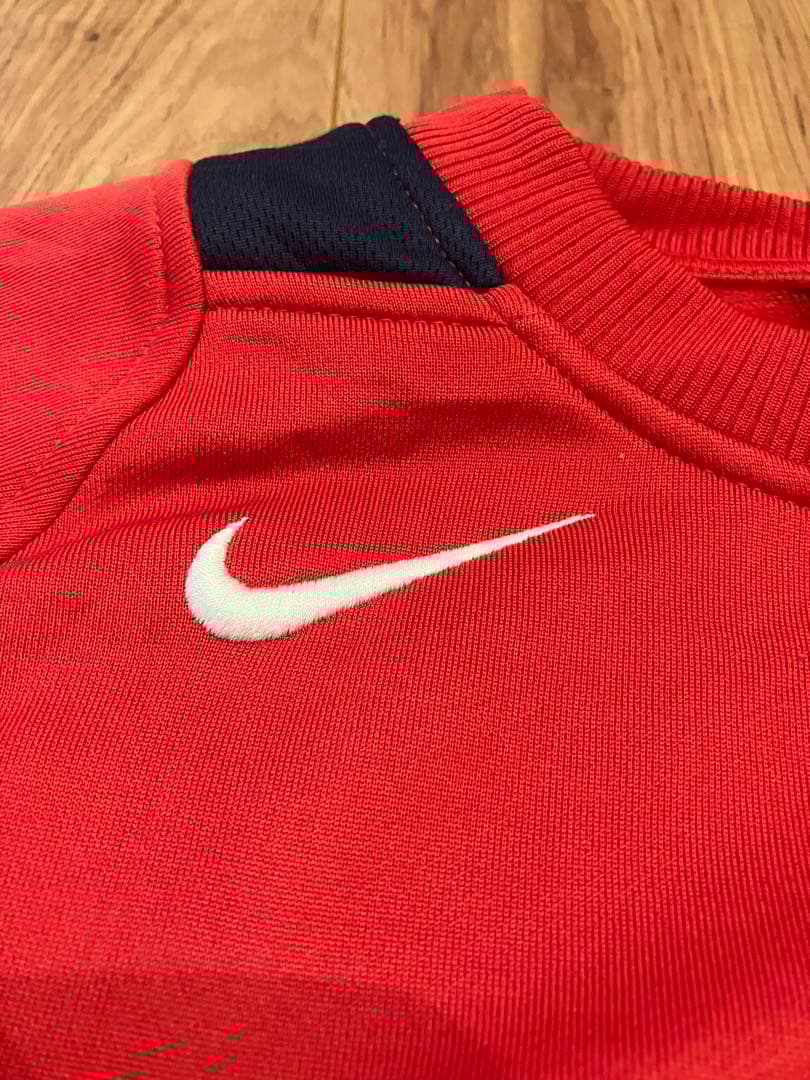 アーセナル Nike トレーニングスウェット 赤 古着　ナイキ　ドリルトップ