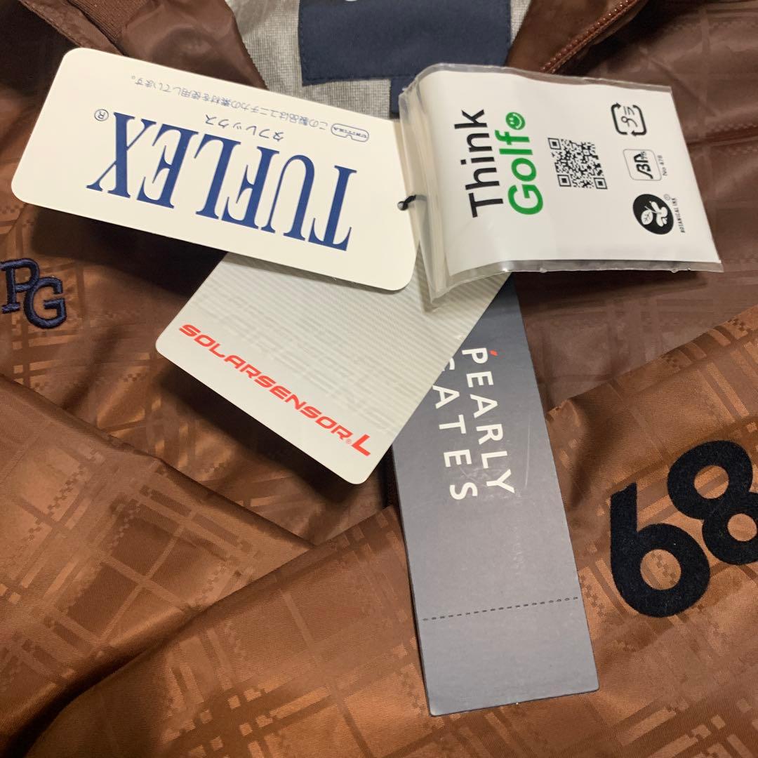 超希少、新品ダグ付き、パーリーゲイツ 、サイズ７、ナイロンジャケット、ブラウン