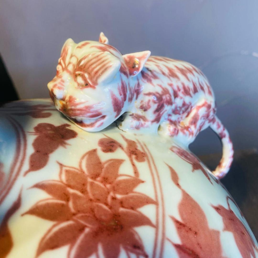 Q1060 壺　花瓶　清朝時代　年代物　中国　アンティーク　 花器 花入 古美術