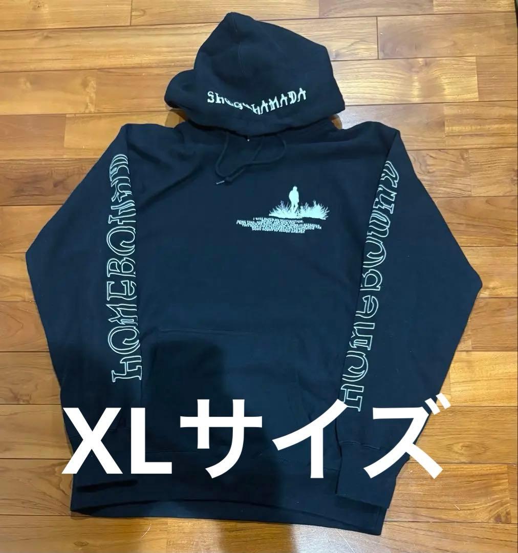 浜田省吾　パーカー　黒　　XL