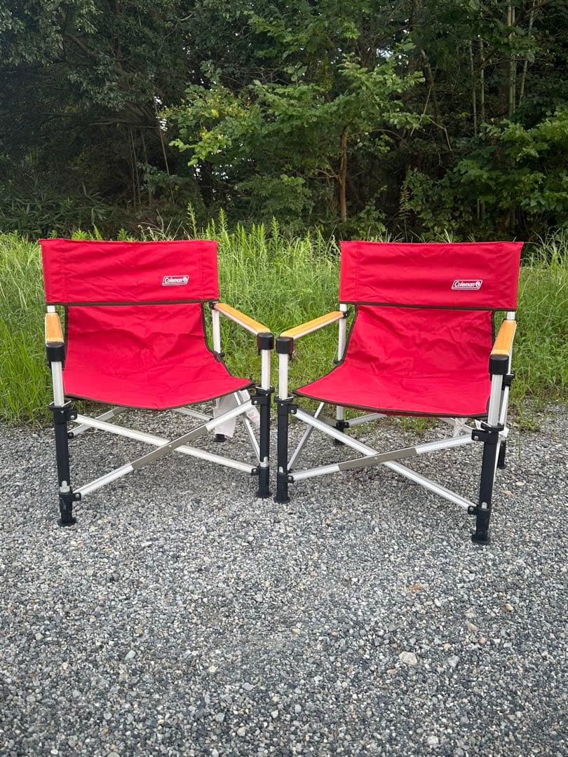 【美品】コールマン　キャプテンチェア2脚セット