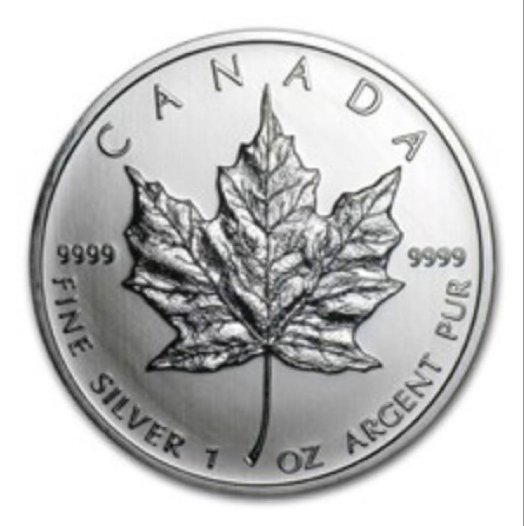 カナダ メープルリーフ銀貨 1オンス 5ドル