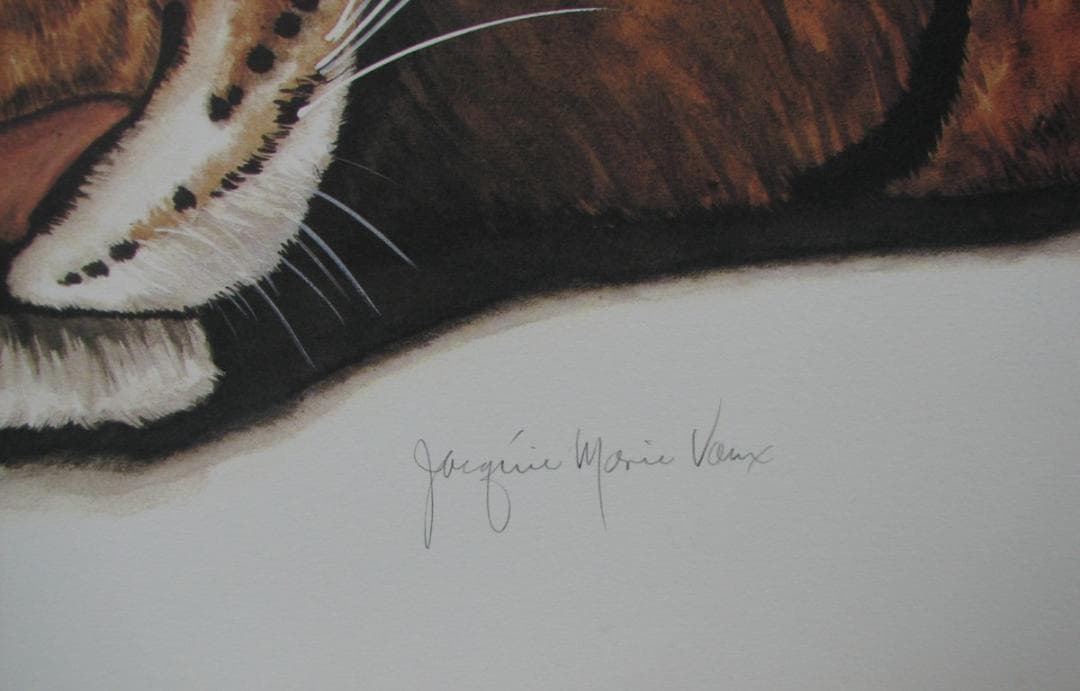 ジャッキーマリーヴォーグ「リクライニングタイガー」オフセットリト,ラスト１枚