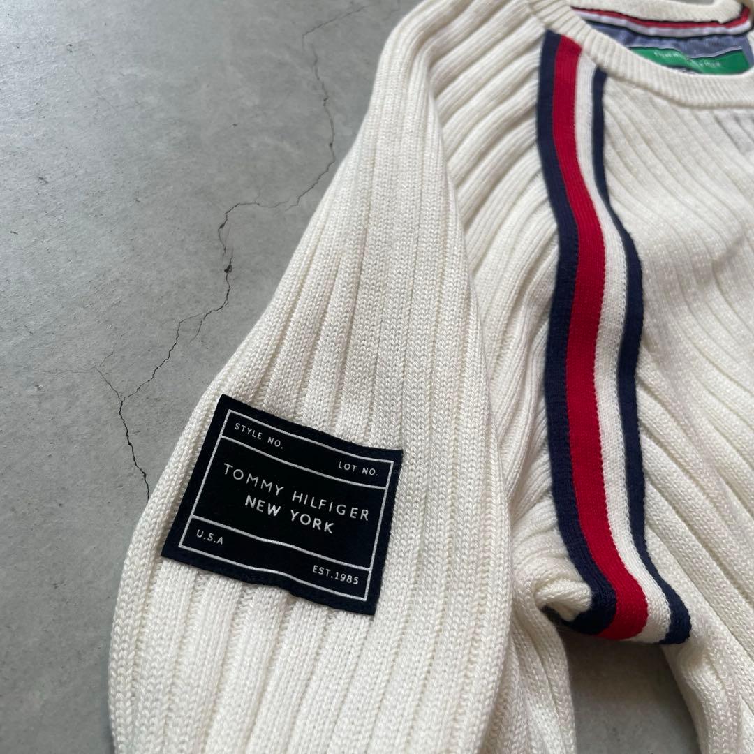   GOLF クルーネックリブ編みセーター　メンズM