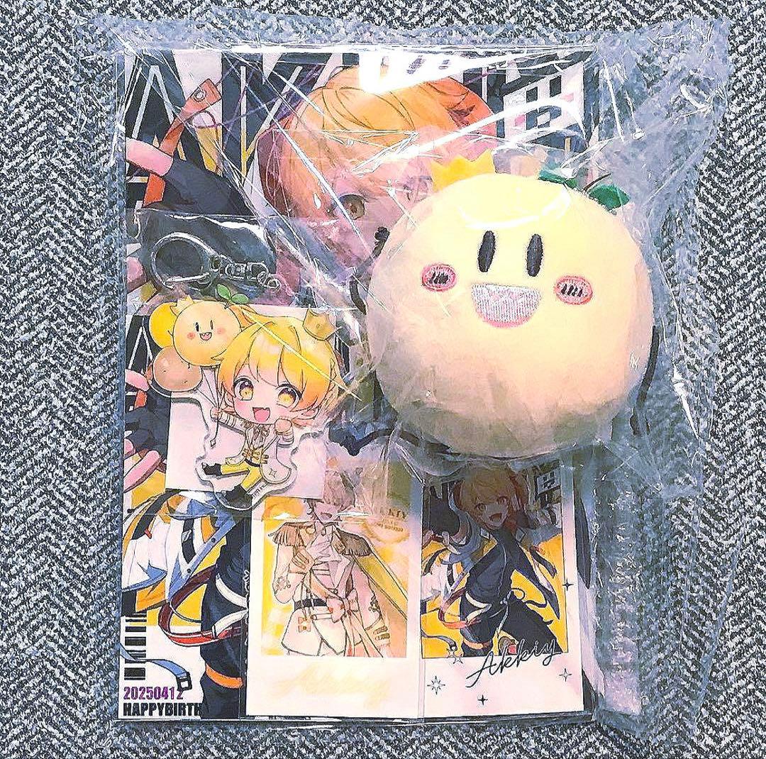 AMPTAK あっきぃ BIRTHDAY イモリ王子ぬいぐるみ アクキー フォト