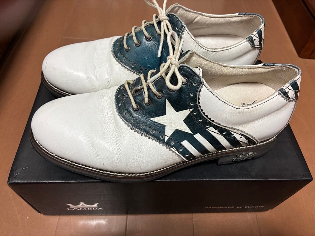 LAMBDA レザーゴルフシューズ ウォータープルーフ 42