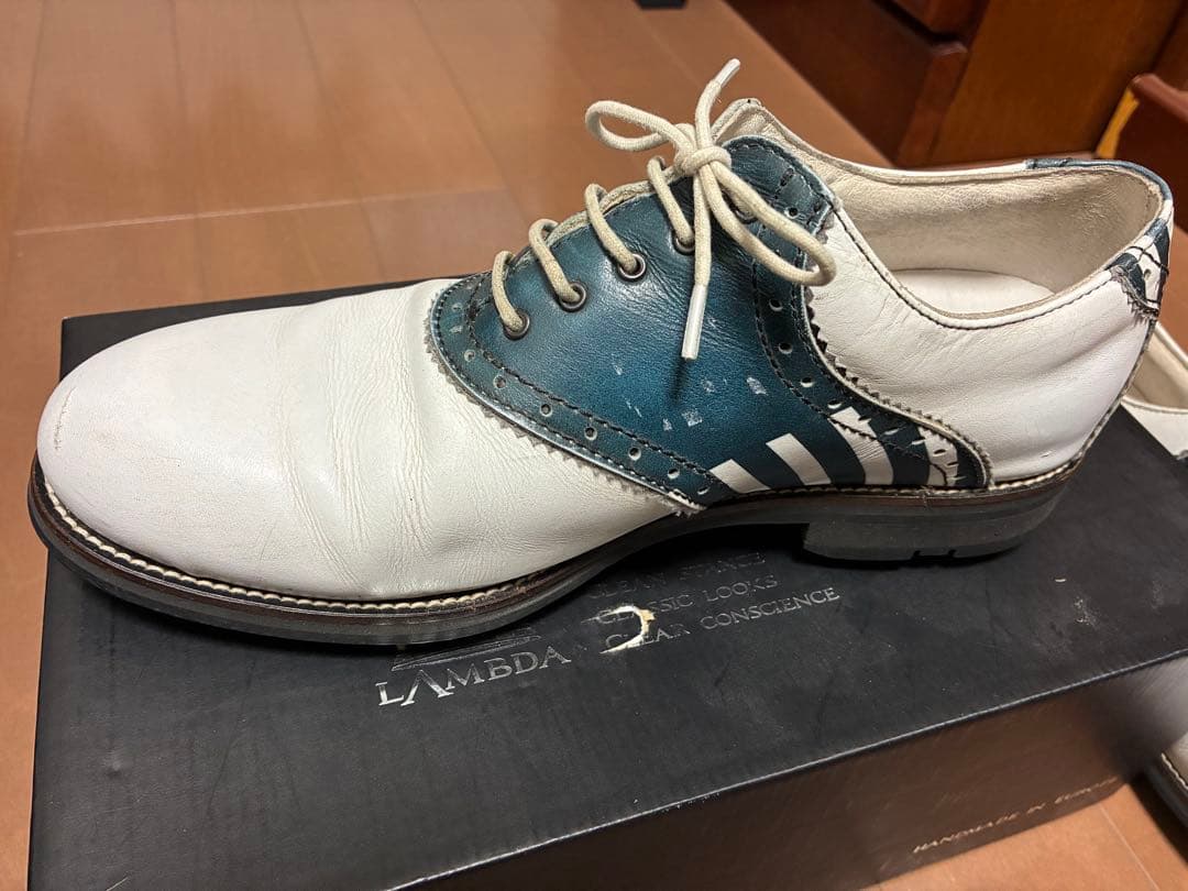 LAMBDA レザーゴルフシューズ ウォータープルーフ 42