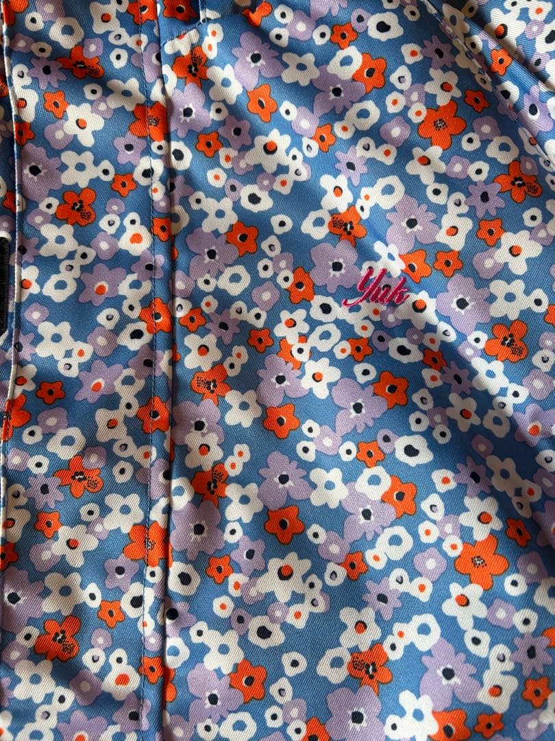 yuk 子供用スノーボードウェア 花柄