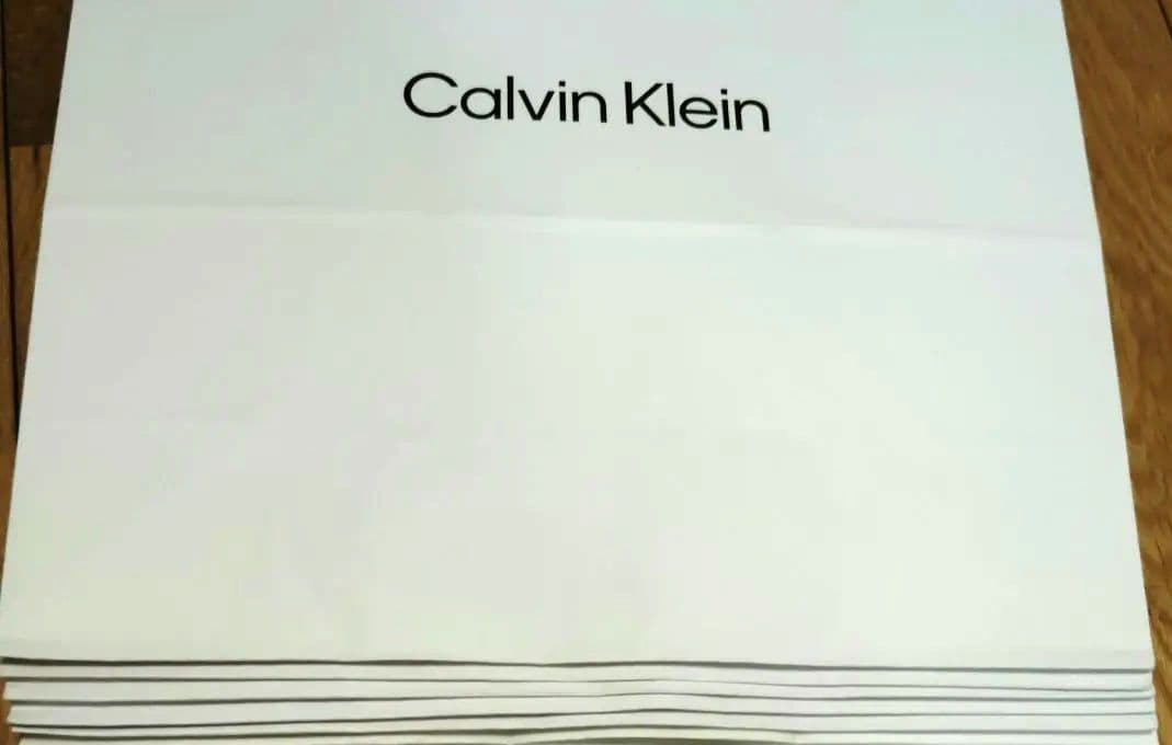 紙袋　ショッパー　エコバッグ　ギフト　カルバンクライン　プレゼント　ラッピング