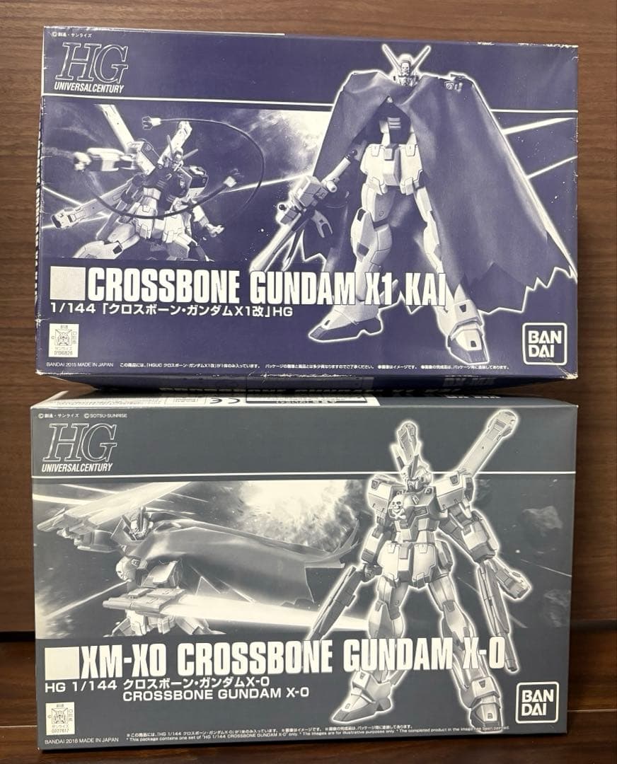 HG クロスボーンガンダムX1改　 クロスボーンガンダムX-0 未組立