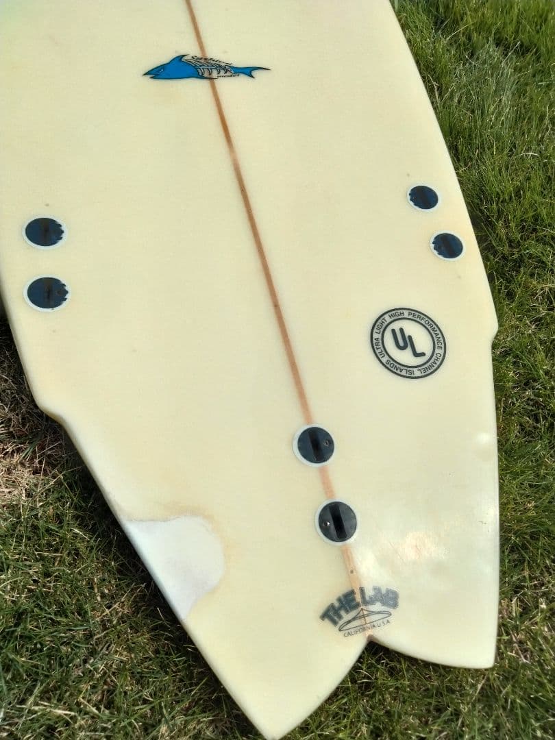 AL MERRICK ショートボード クリーム色