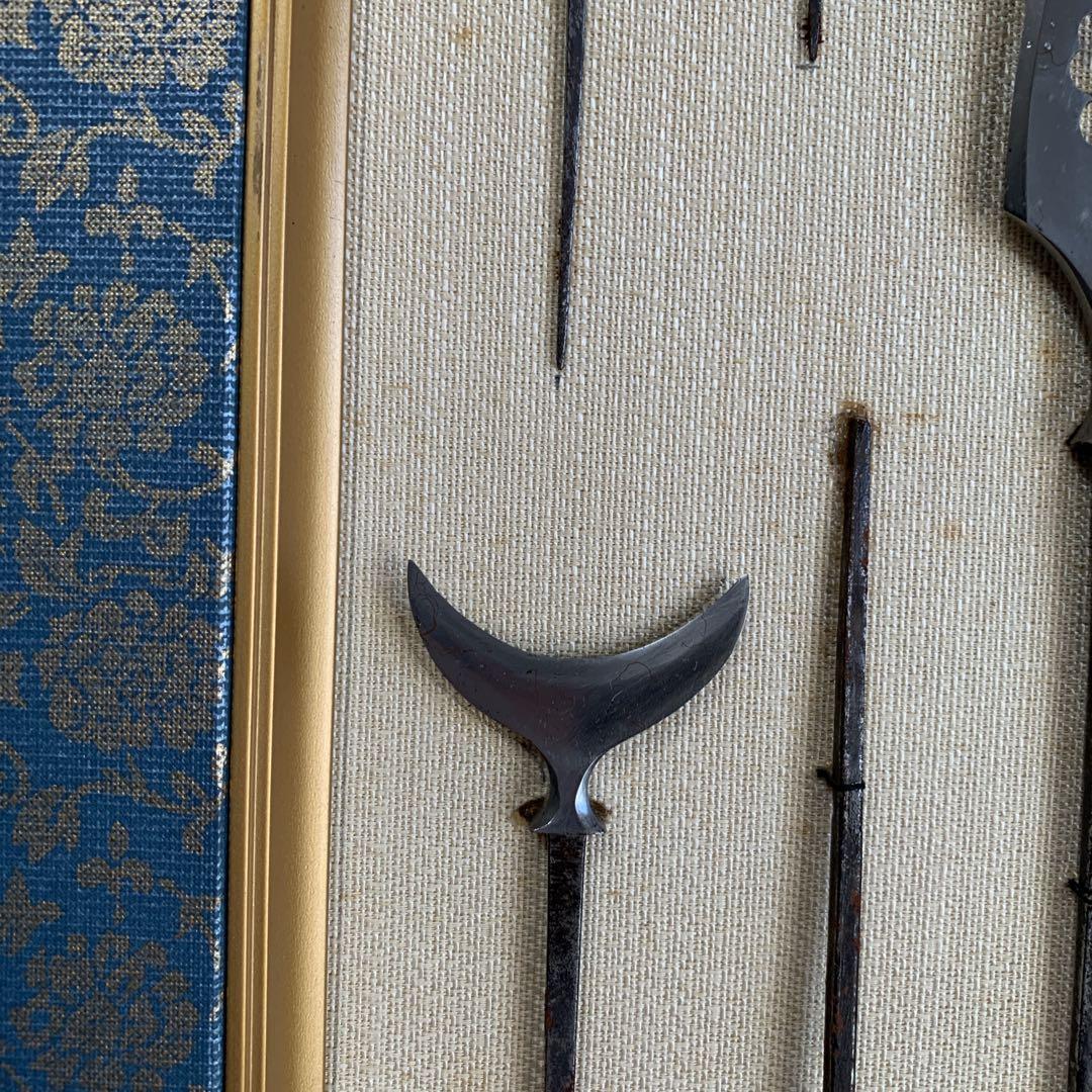 貴重骨董品⭐︎矢尻　矢じり 鏃　やじり　透かし 武具　セット売り