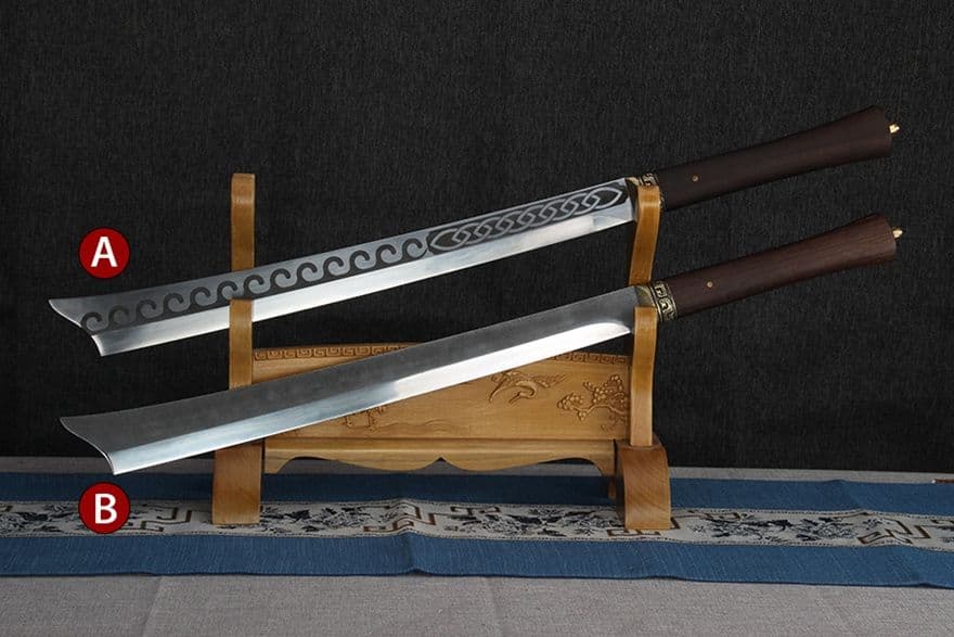 呉鉤戦刀-高性能ステンレス鋼 武具　刀装具　日本刀　模造刀