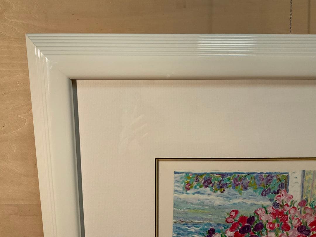 レスリー・セイヤー　「マイセンベイス」　シルクスクリーン　直筆サイン有り