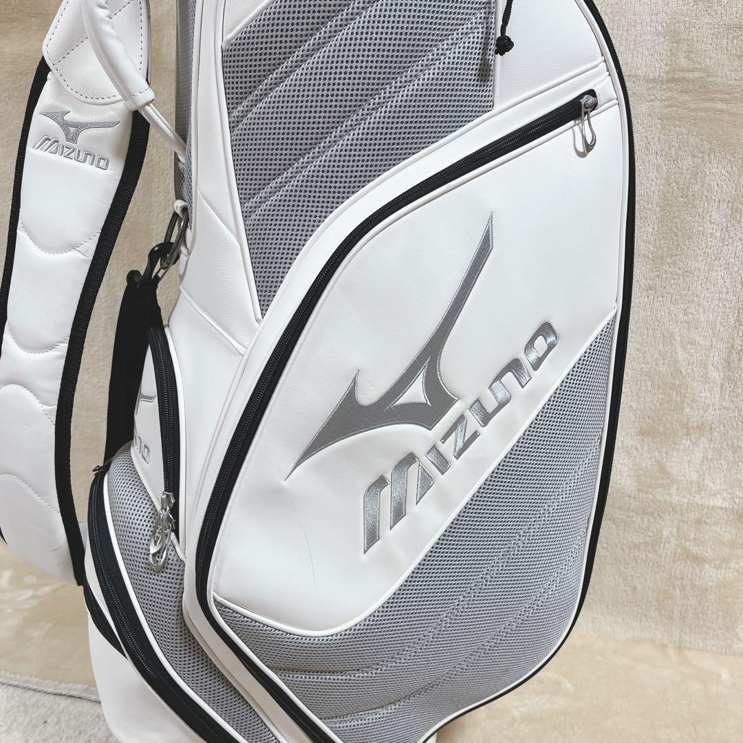 K033 MIZUNO キャディバッグ フード付き 9型