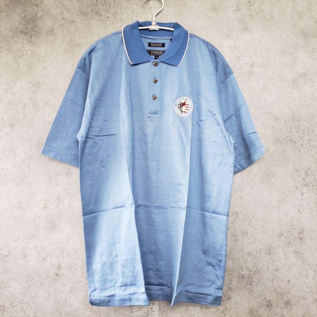 新品タグ付き PINE HURST パインハースト 水色 ゴルフ M