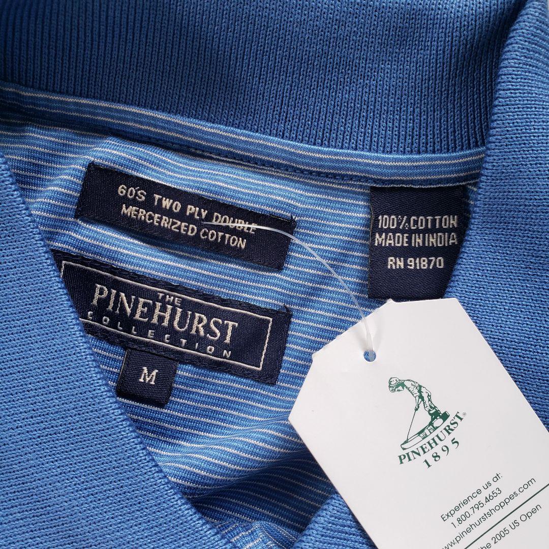 新品タグ付き PINE HURST パインハースト 水色 ゴルフ M