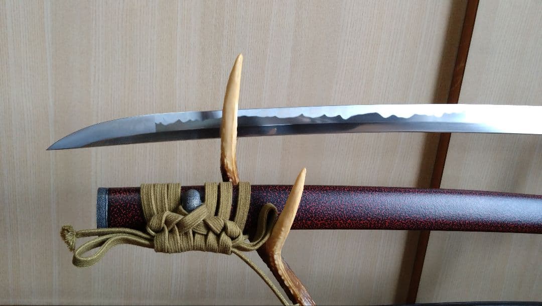 旧慈成オーダーメイド居合刀　大切先刀身　二尺三寸