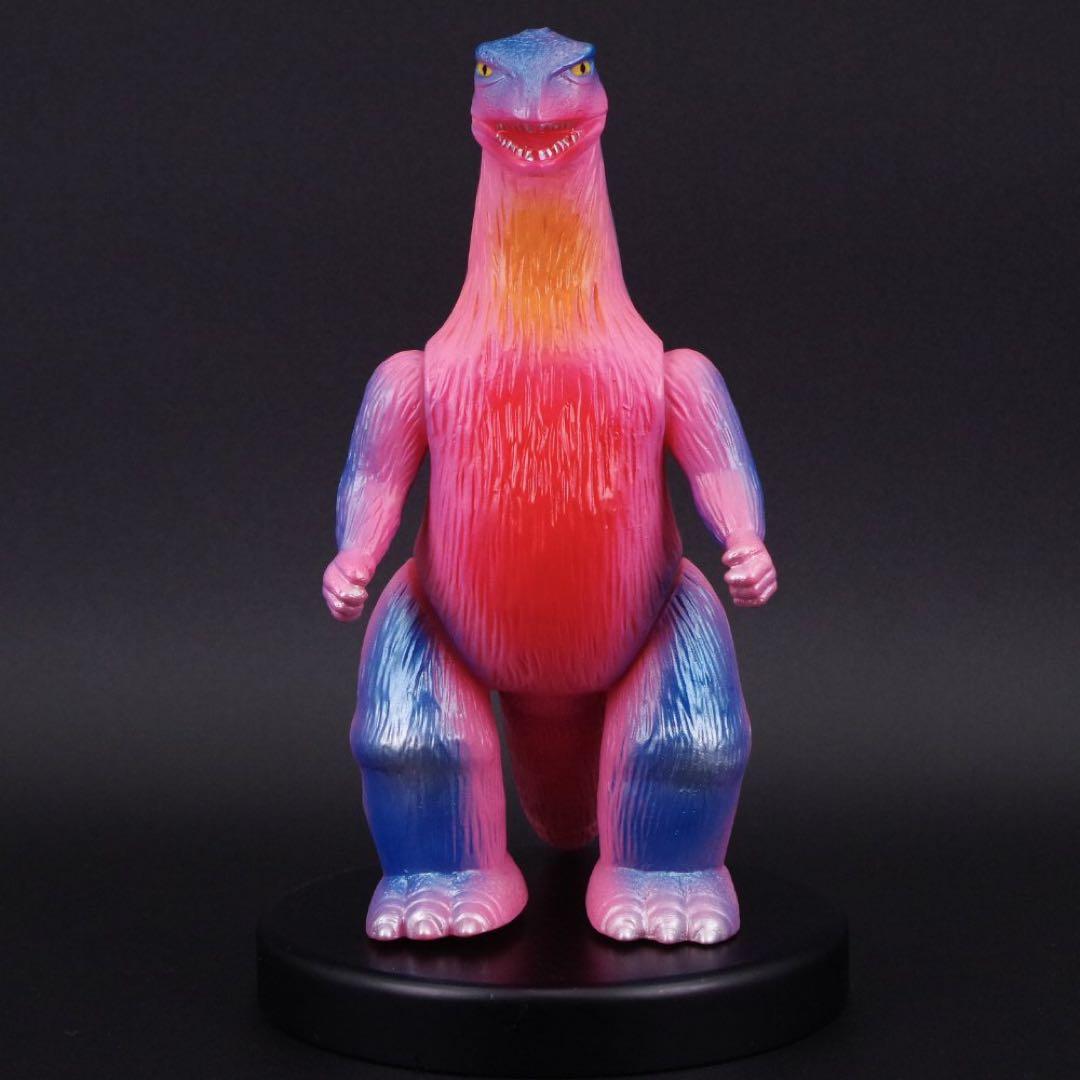 ブルマァクゴジラ プラモ版(ピンク)ソフビ怪獣マルサンGodzilla絶版カラー