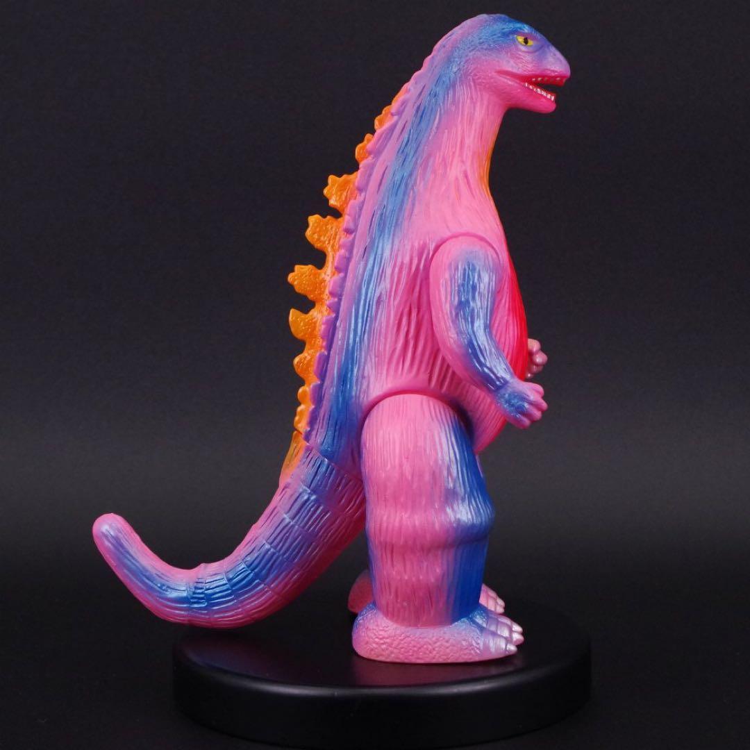 ブルマァクゴジラ プラモ版(ピンク)ソフビ怪獣マルサンGodzilla絶版カラー