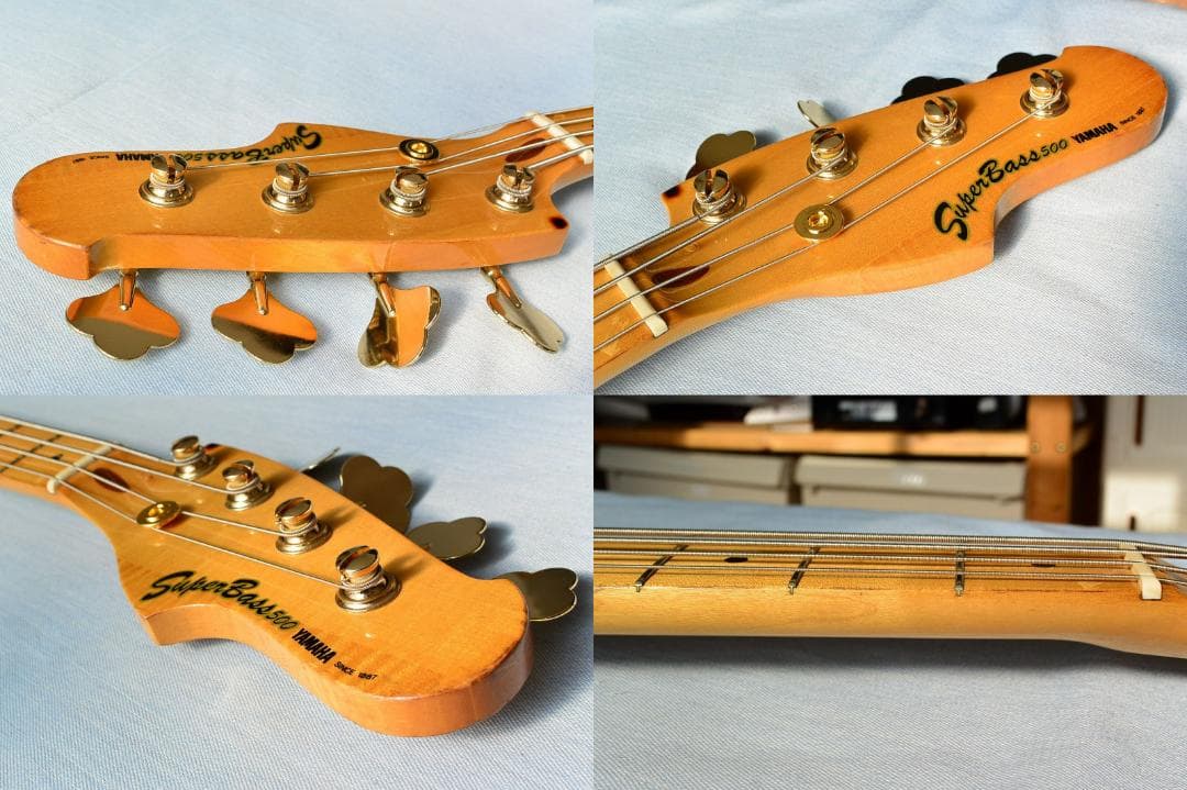 YAMAHA SB-500 70年代 特製ピックガード＆ブラス製ブリッジ