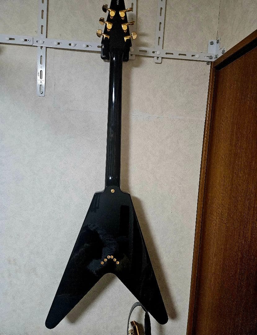 【美品】Momose flying v custom ebony